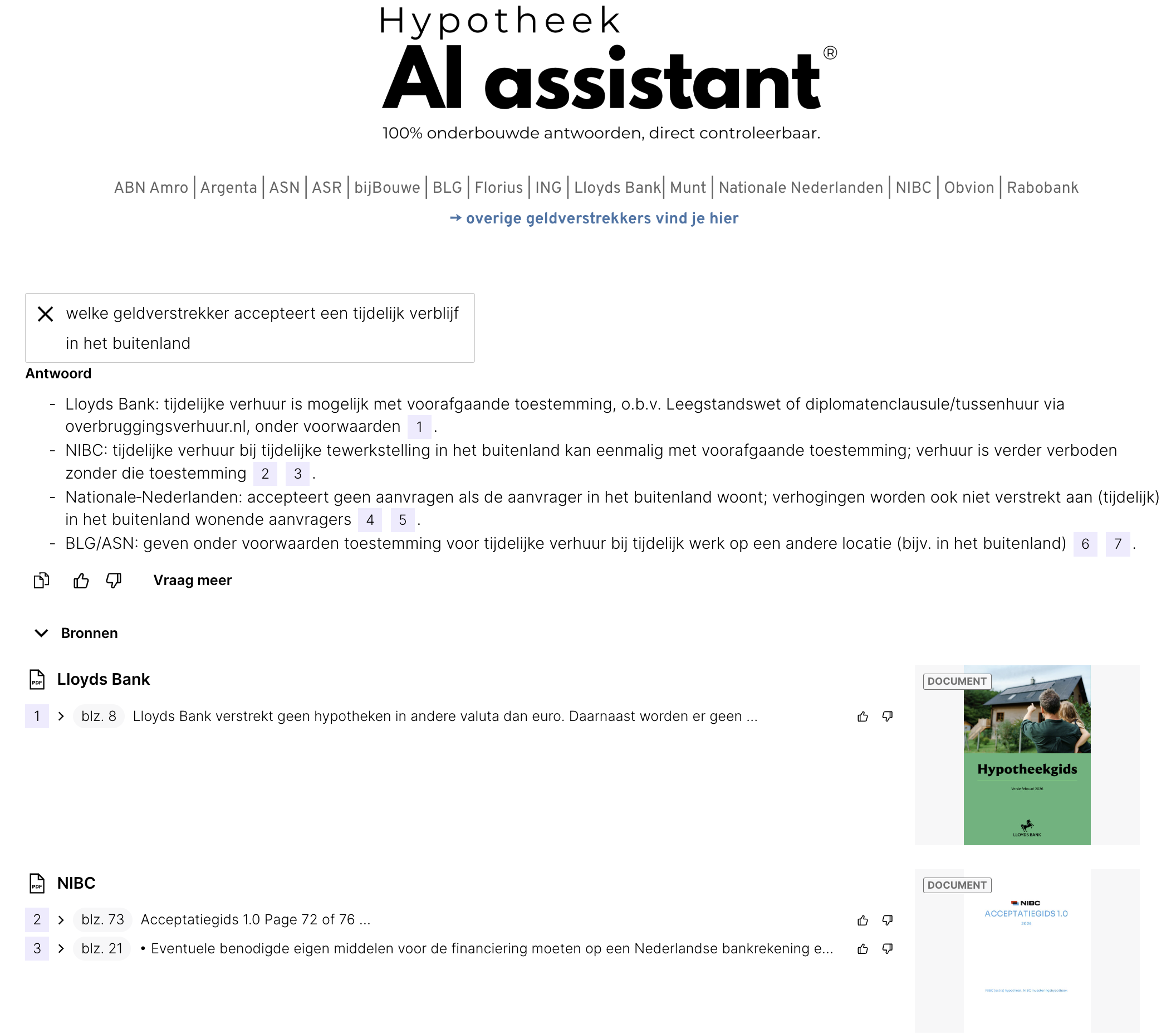 Hypotheek AI Assistant